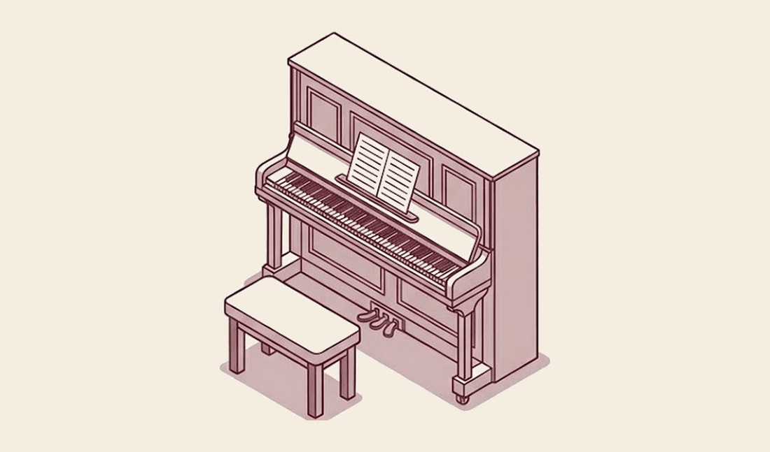 Kawai upright piano